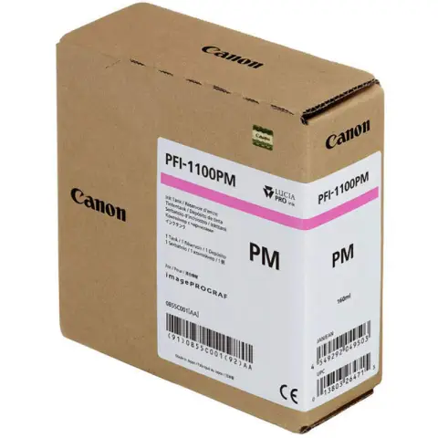 Tusz Canon PFI-1100PM Photo Magenta do drukarek (Oryginalny) [160ml]